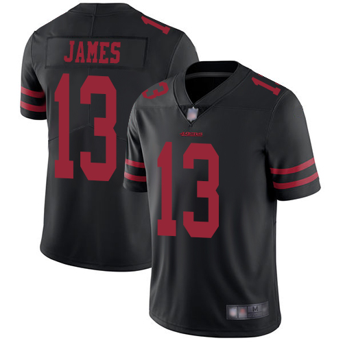 San Francisco 49ers Limited Black Men Richie James Alternate NFL Jersey #13 Vapor Untouchable->san francisco 49ers->NFL Jersey